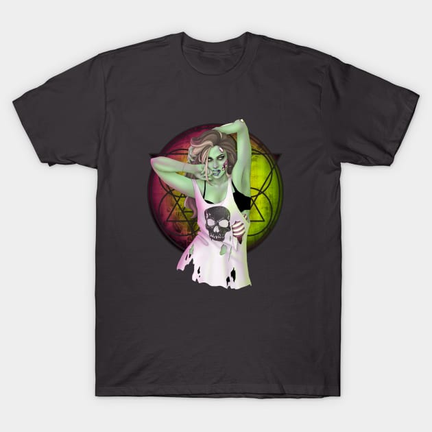 Punk Isn't Dead - Zombie Girl T-Shirt by CatAstropheBoxes